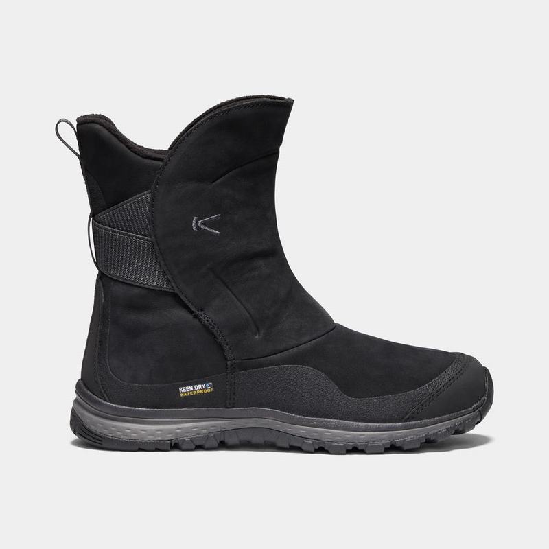 Botas De Invierno Keen Winterterra Cuero Waterproof Para Mujer Negros - Botas Keen Mexico (347269-DW